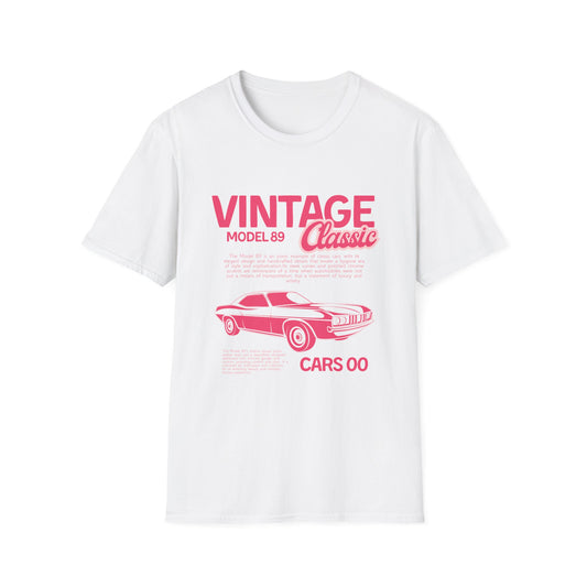 Vintage Classic Car T-Shirt — Retro Muscle Car Graphic Tee - Creations by Chris and Carlos