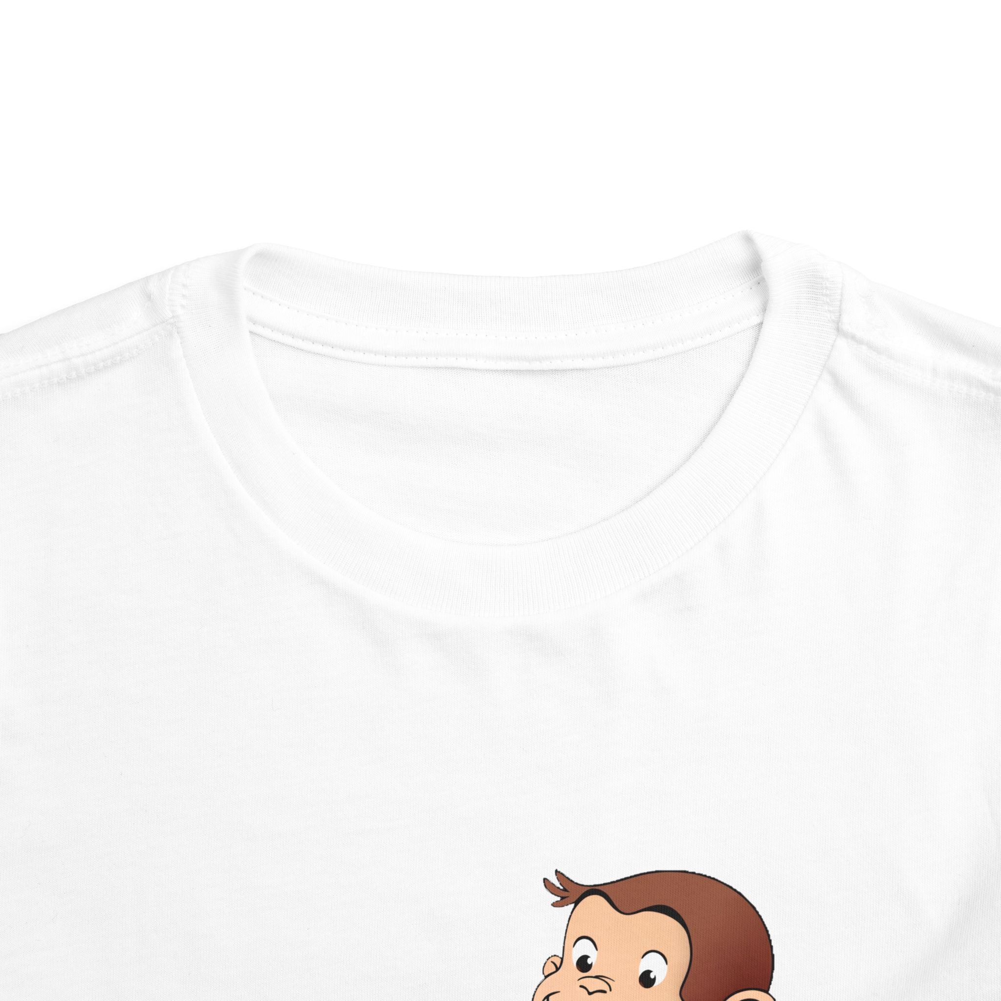 Curious Monkey Toddler Tee – Cute Banana Graphic Short Sleeve Shirt - Creations by Chris and Carlos