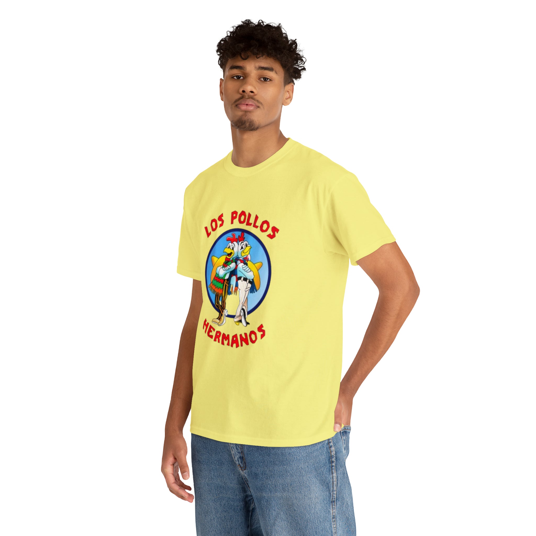 Pollos- Unisex Heavy Cotton T-Shirt - Creations by Chris and Carlos