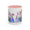 Mamma Floral Mug — Colorful 'MAMA' Lettering with Flowers & Cute Lilo Character (11oz/15oz)