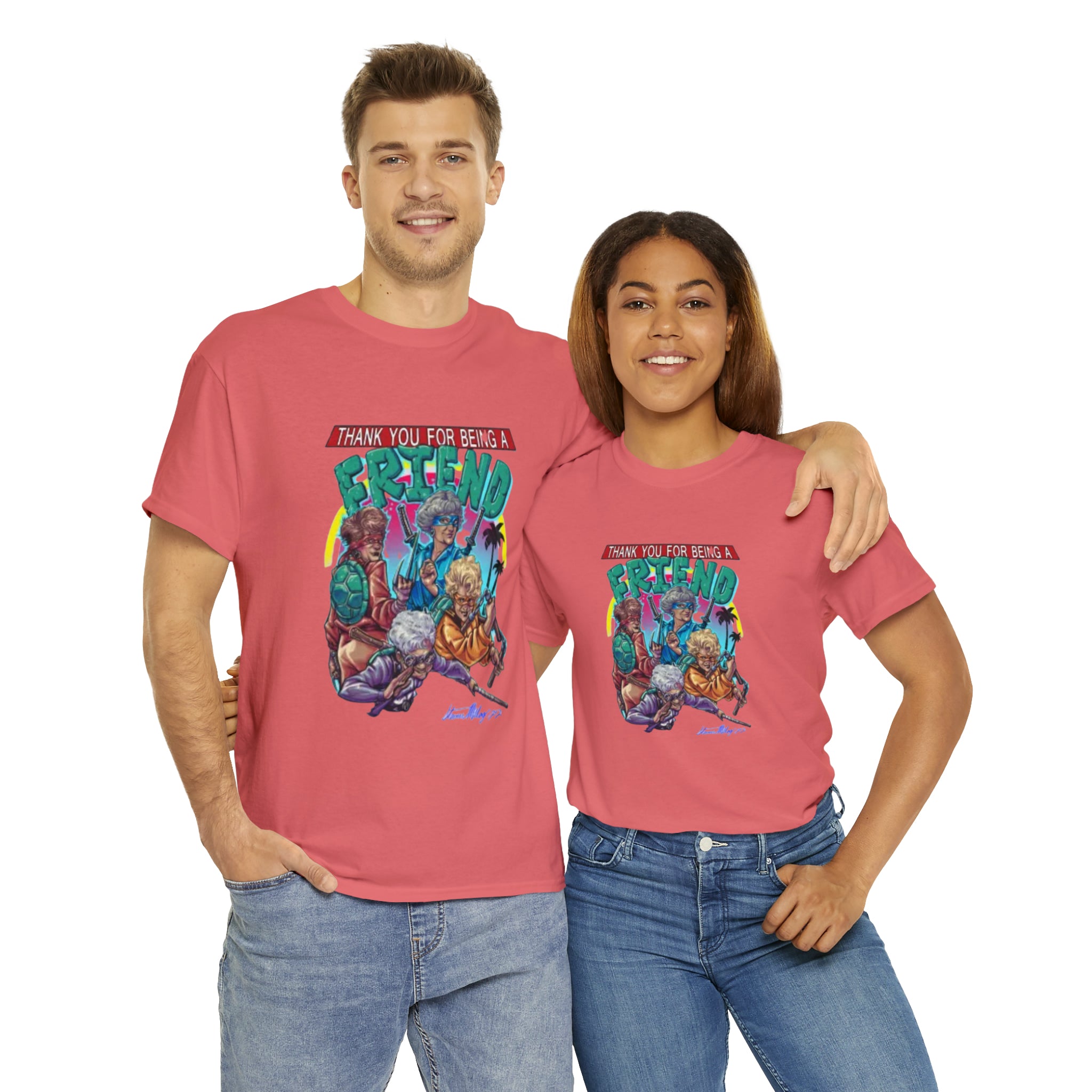 The T-Shirtnage Mutant Ninja Turtles- Unisex Heavy Cotton T-Shirt - Creations by Chris and Carlos
