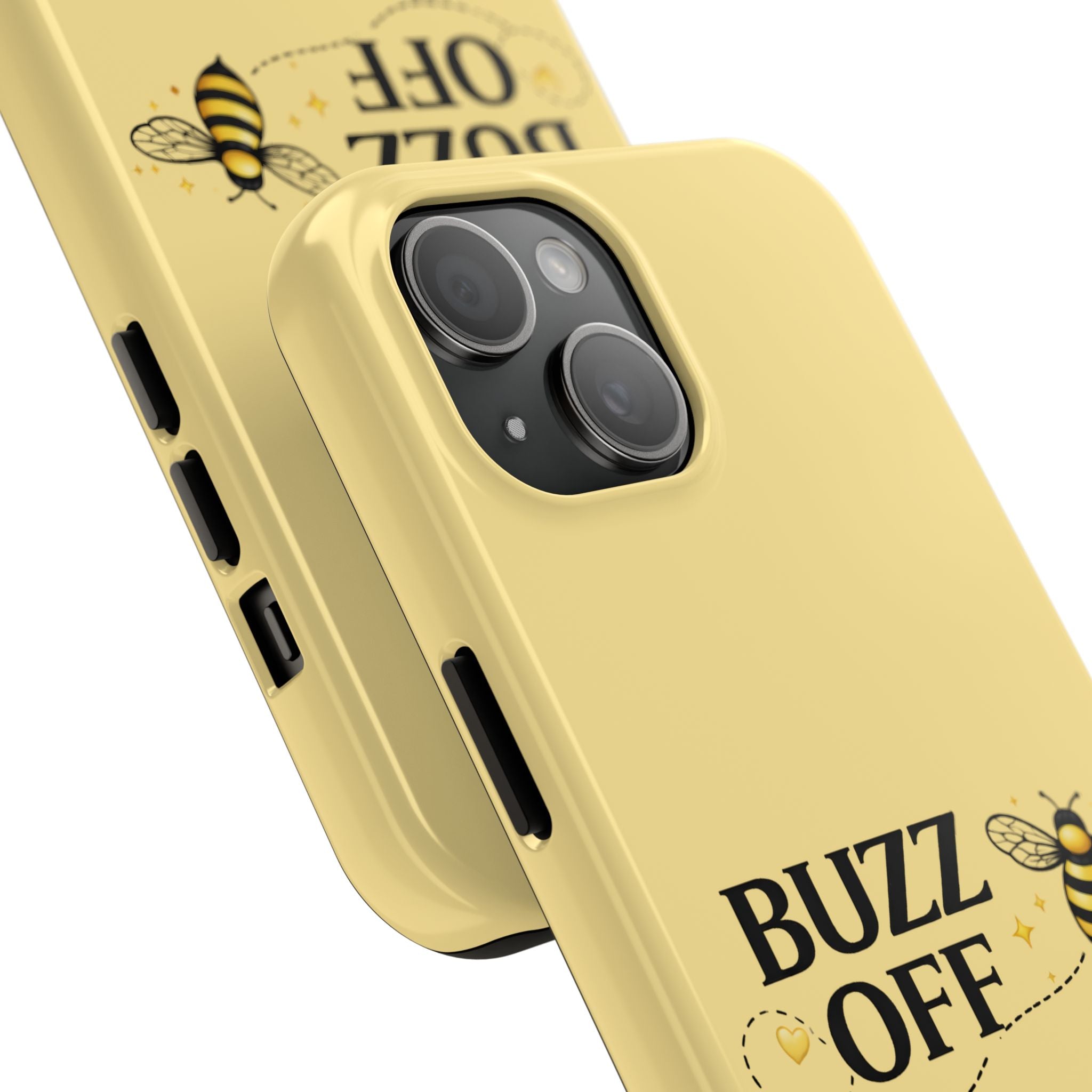 Buzz Off Bee Happy Always Phone Case - Creations by Chris and Carlos