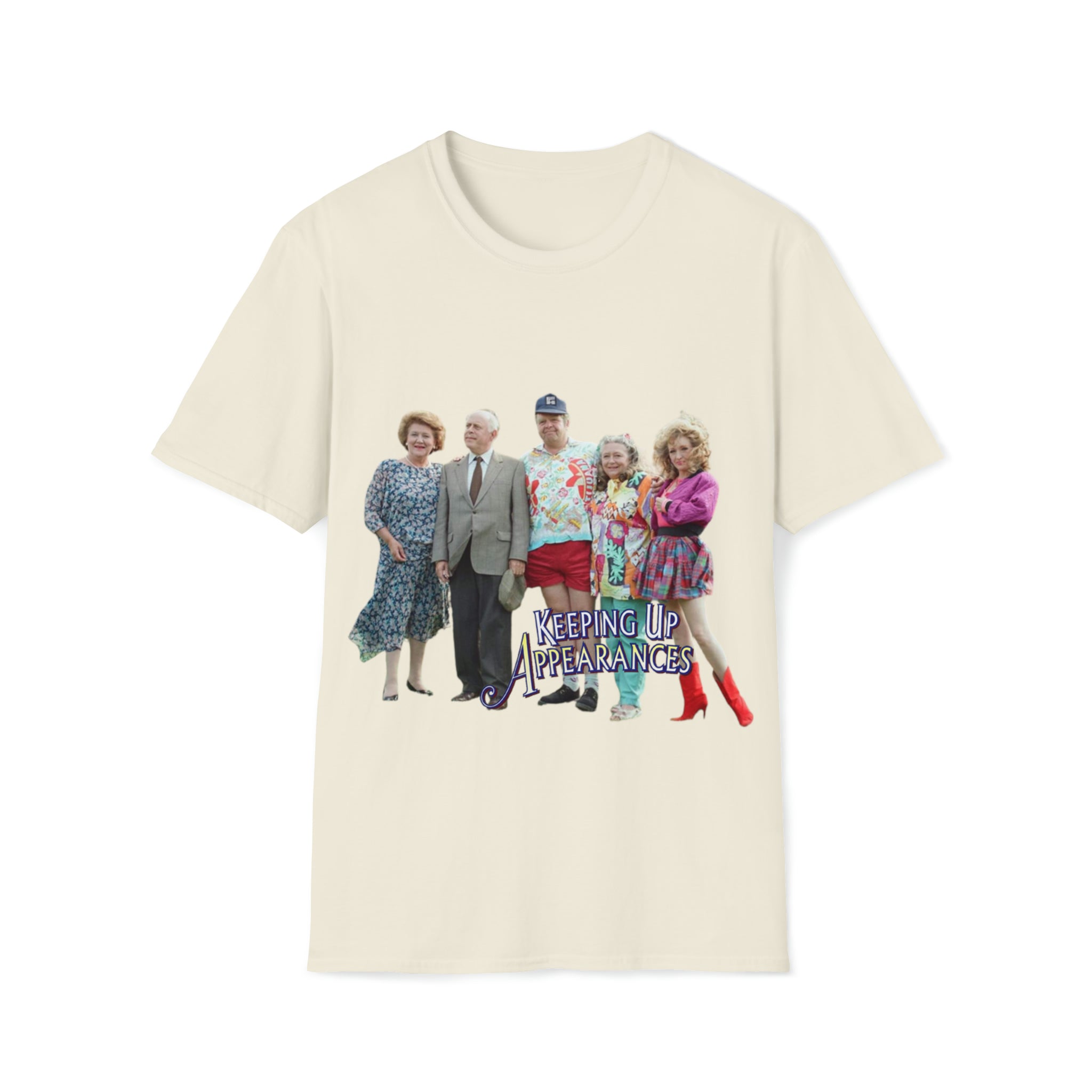 Keeping Up Appearances 90's TV Show- Unisex Softstyle T-Shirt - Creations by Chris and Carlos