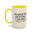 Mahjong Before Chores Accent Coffee Mug — Funny Gift for Mahjong Players