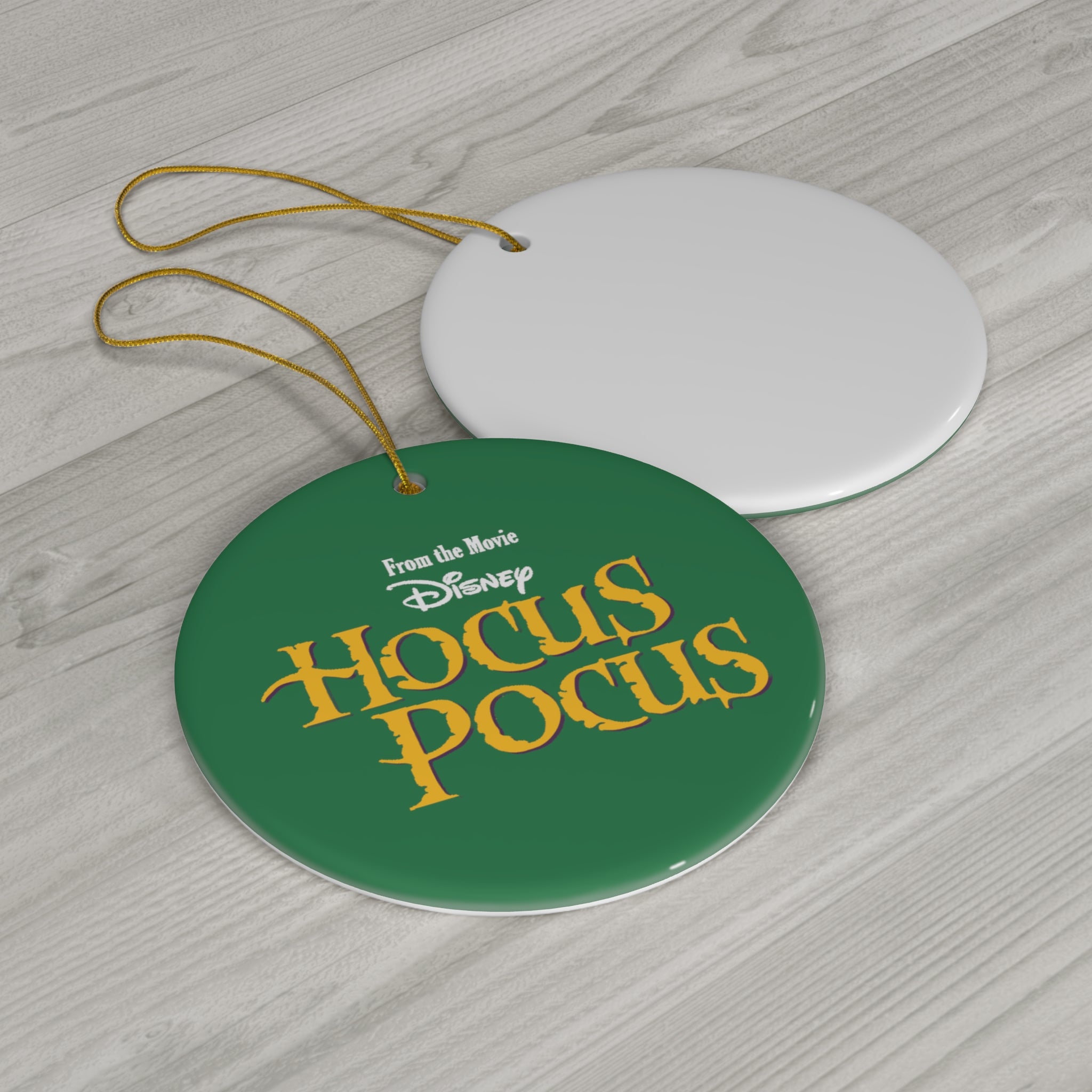 Hocus Pocus- Ceramic Ornament, 4 Shapes - Creations by Chris and Carlos