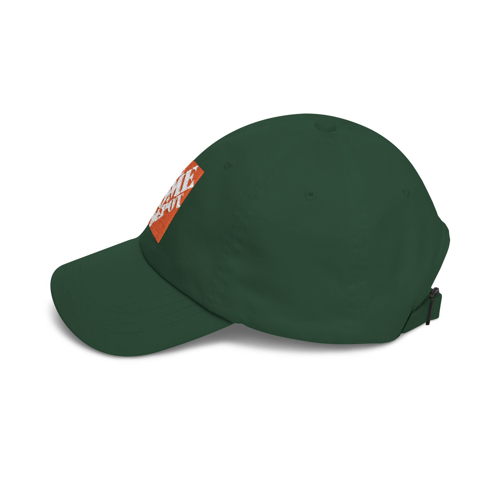 Dad Cap — Embroidered Orange Home Depot Logo Baseball Hat - Creations by Chris and Carlos