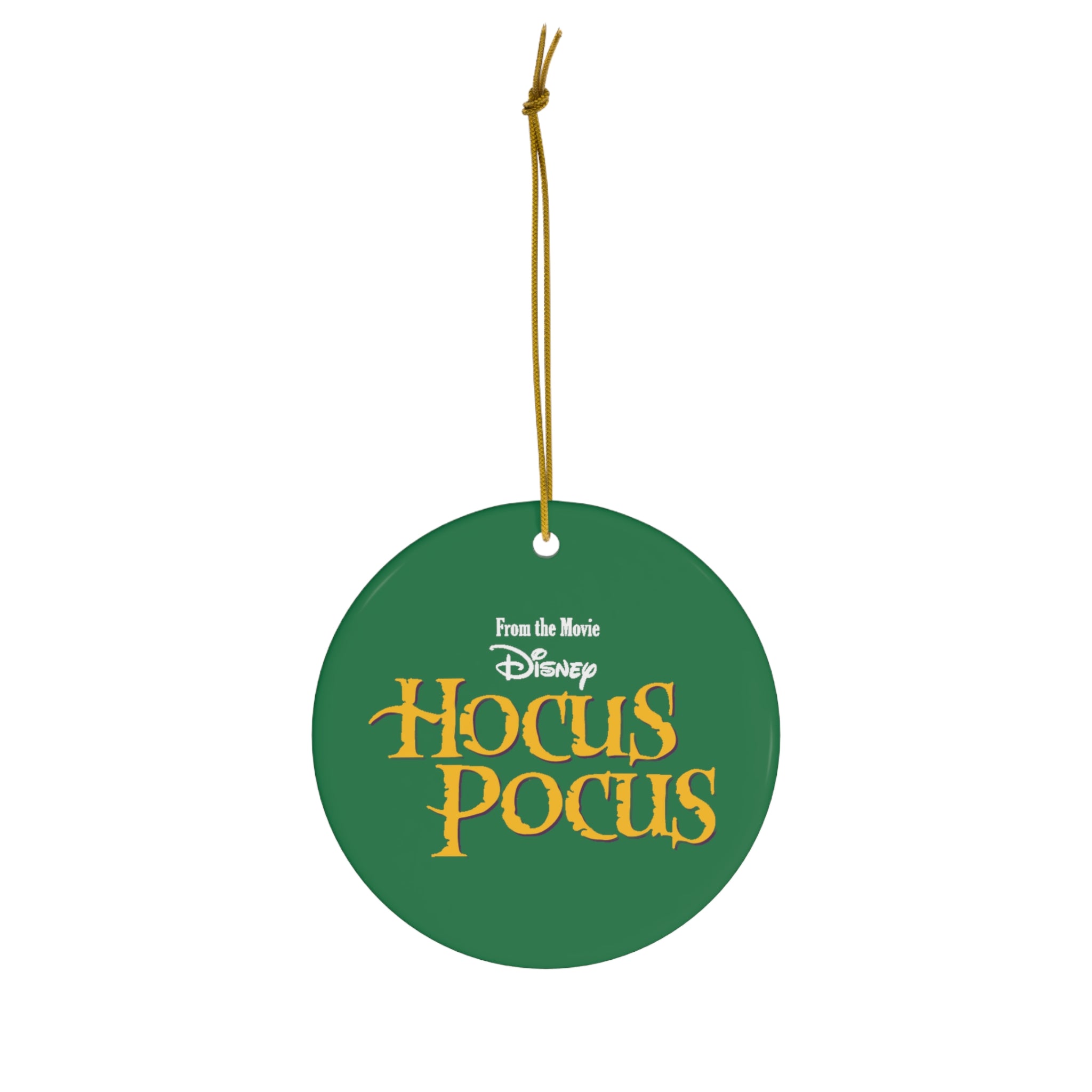 Hocus Pocus- Ceramic Ornament, 4 Shapes - Creations by Chris and Carlos