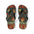 Fireworks Flip Flops — Retro Patriotic Summer Sandals - Creations by Chris and Carlos