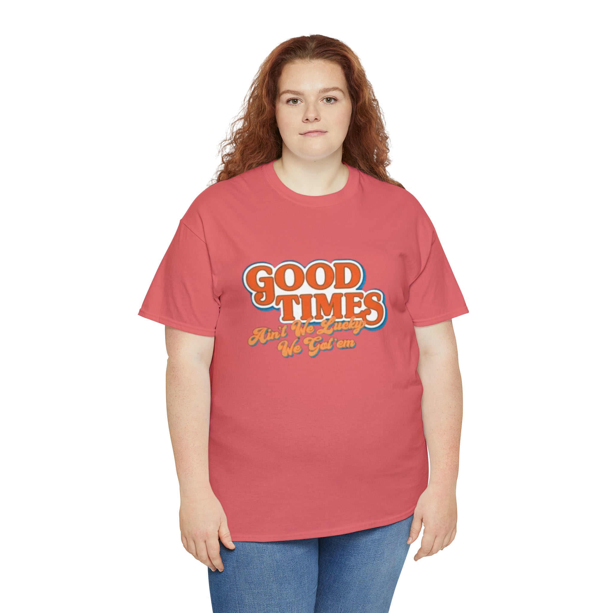 Good Times 70's TV Show- Unisex Heavy Cotton T-Shirt - Creations by Chris and Carlos