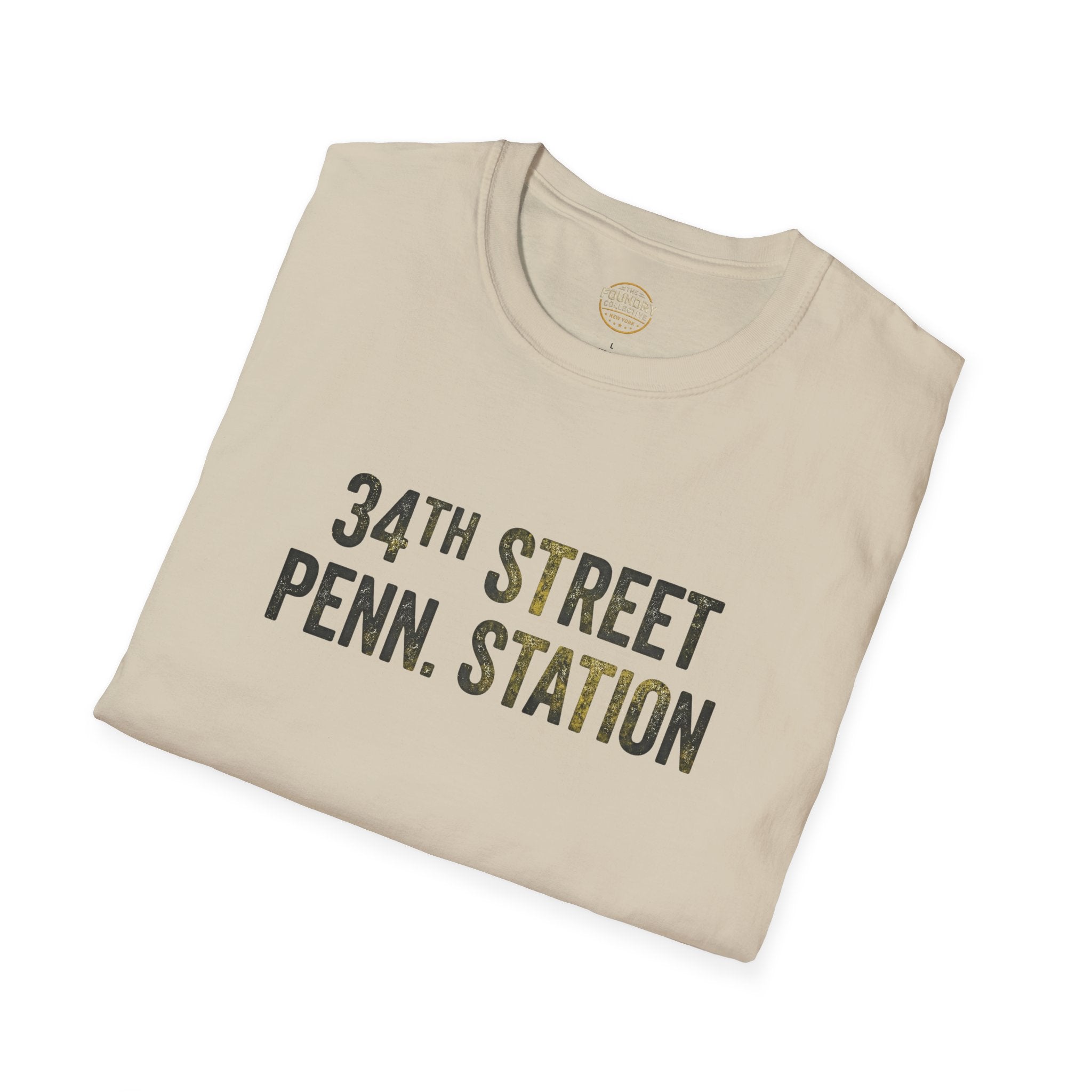 The Foundry Collective 34th Street Penn Station T-Shirt — Vintage Subway Sign Tee - Creations by Chris and Carlos