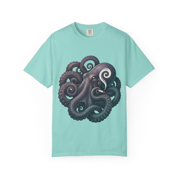 Octopus Illustration T-Shirt — Vintage Sea Creature Graphic Tee