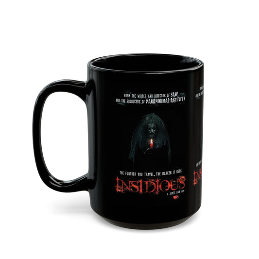 Insidious Horror Movie Black Mug — Creepy Ghost Design - Creations by Chris and Carlos