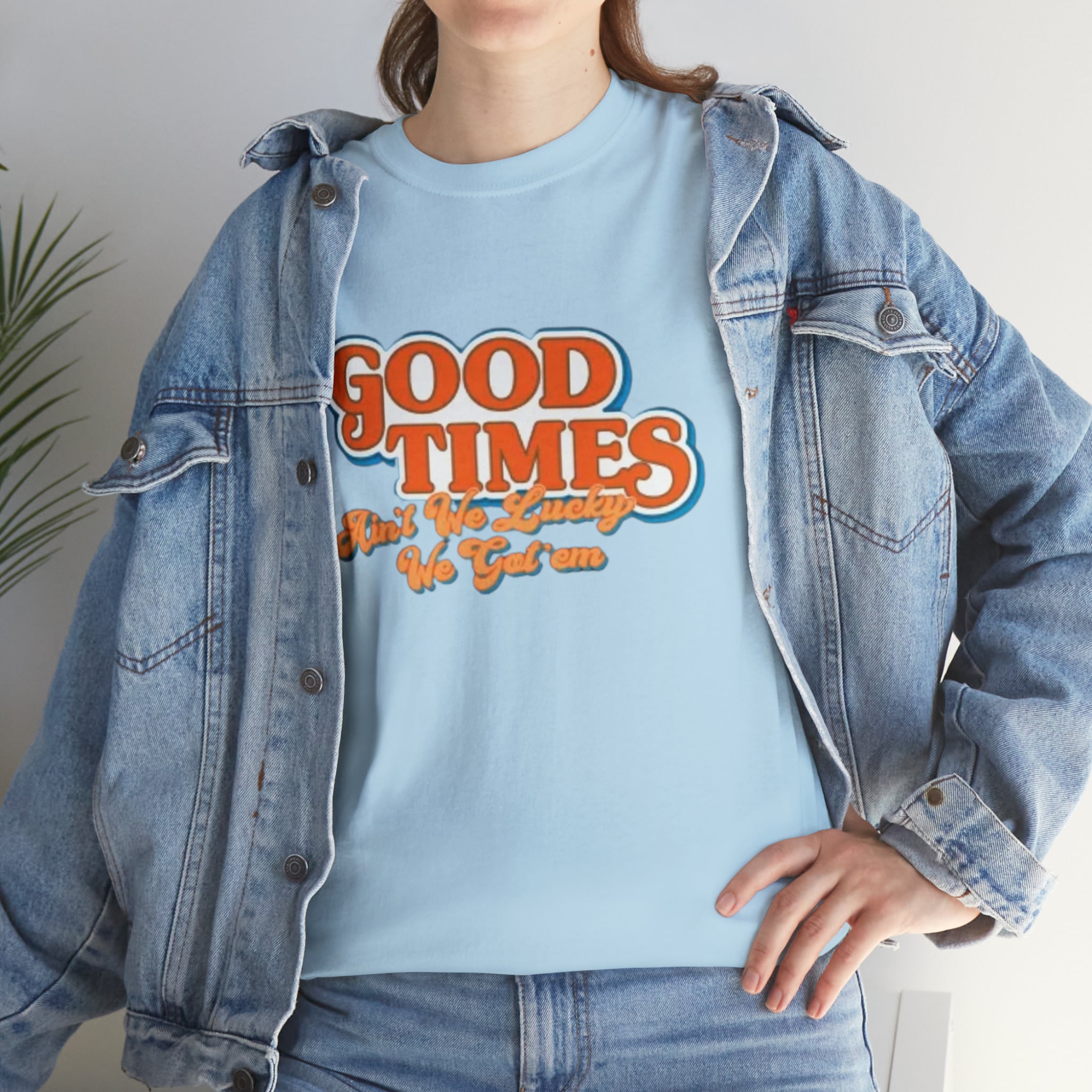 Good Times 70's TV Show- Unisex Heavy Cotton T-Shirt - Creations by Chris and Carlos