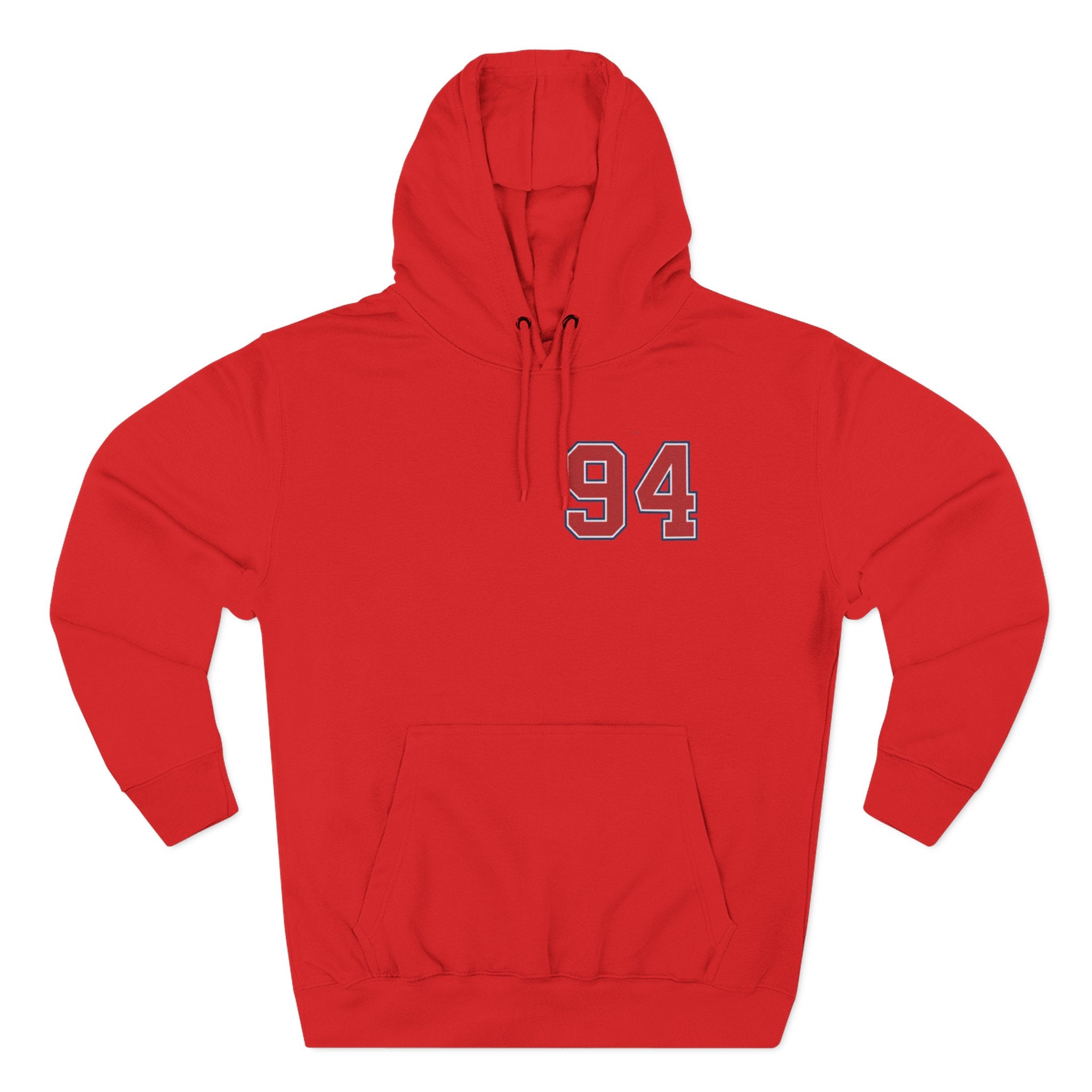 94 BNY Bunny Football Hoodie — Funny Easter Sports Pullover - Creations by Chris and Carlos