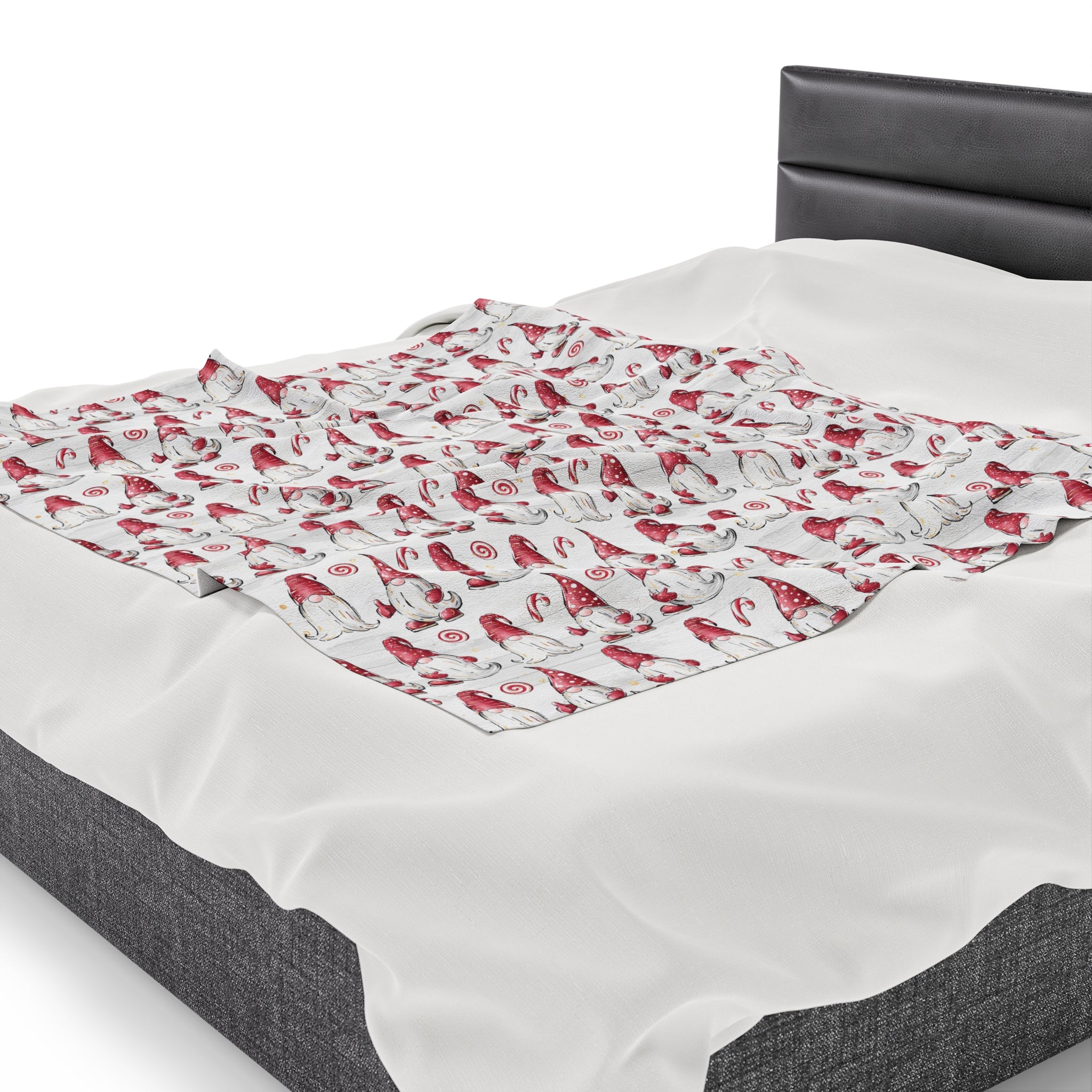 Gnomes- Velveteen Plush CuddleLux Bliss Blanket - Creations by Chris and Carlos