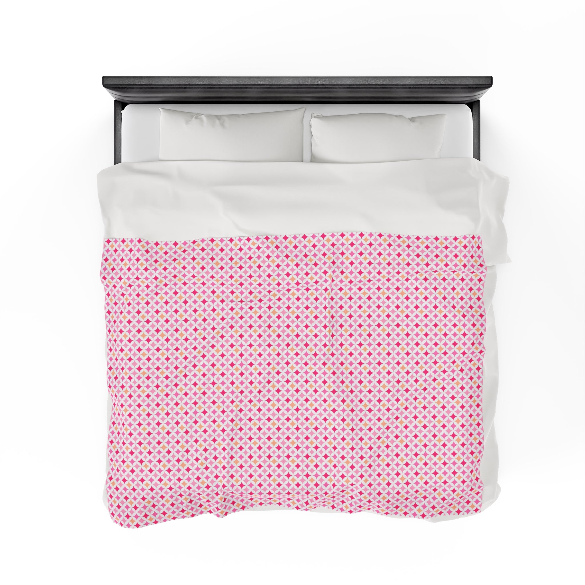 Barbie Pink- Velveteen Plush CuddleLux Bliss Blanket - Creations by Chris and Carlos