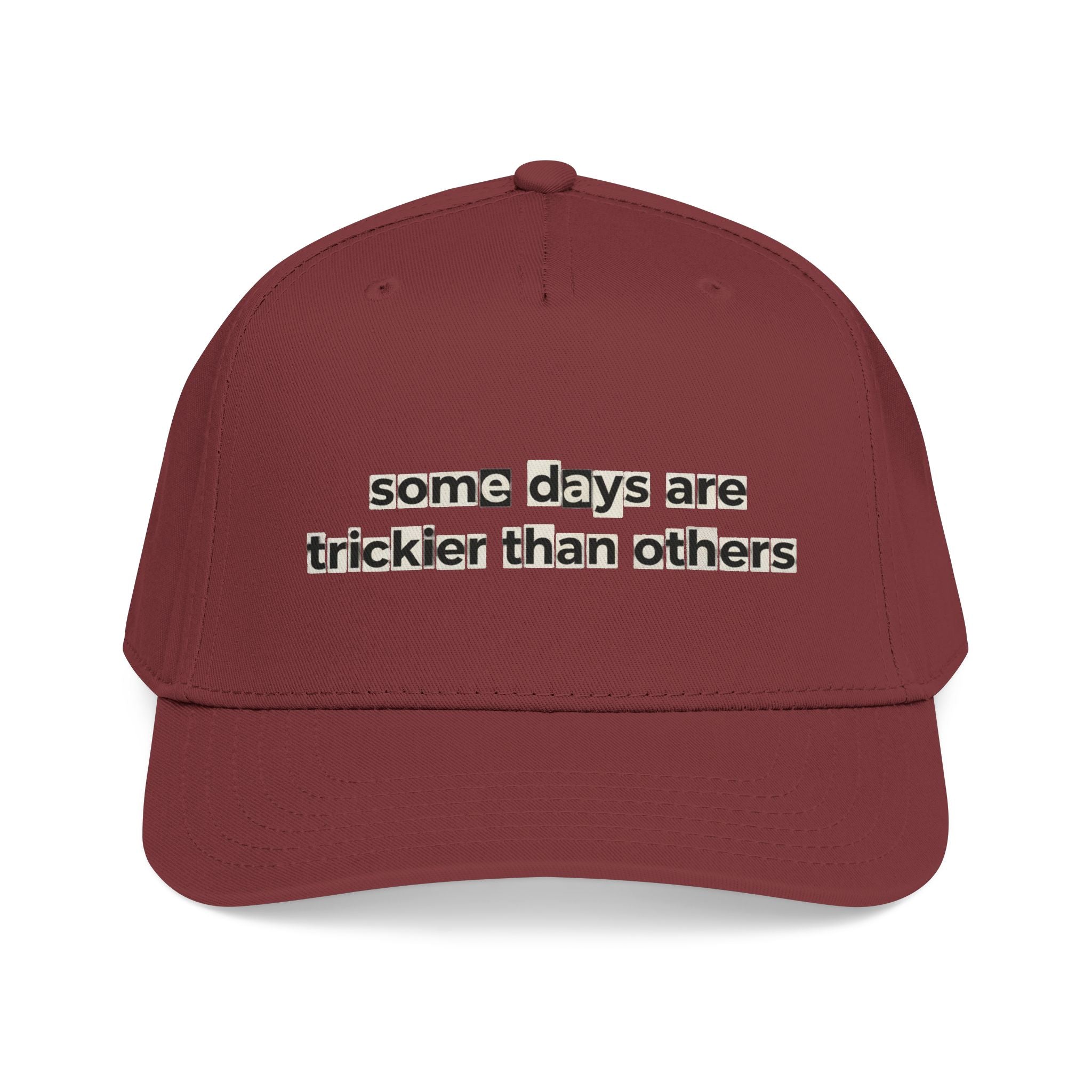 Baseball Cap — "Some Days Are Trickier Than Others" Patch - Creations by Chris and Carlos