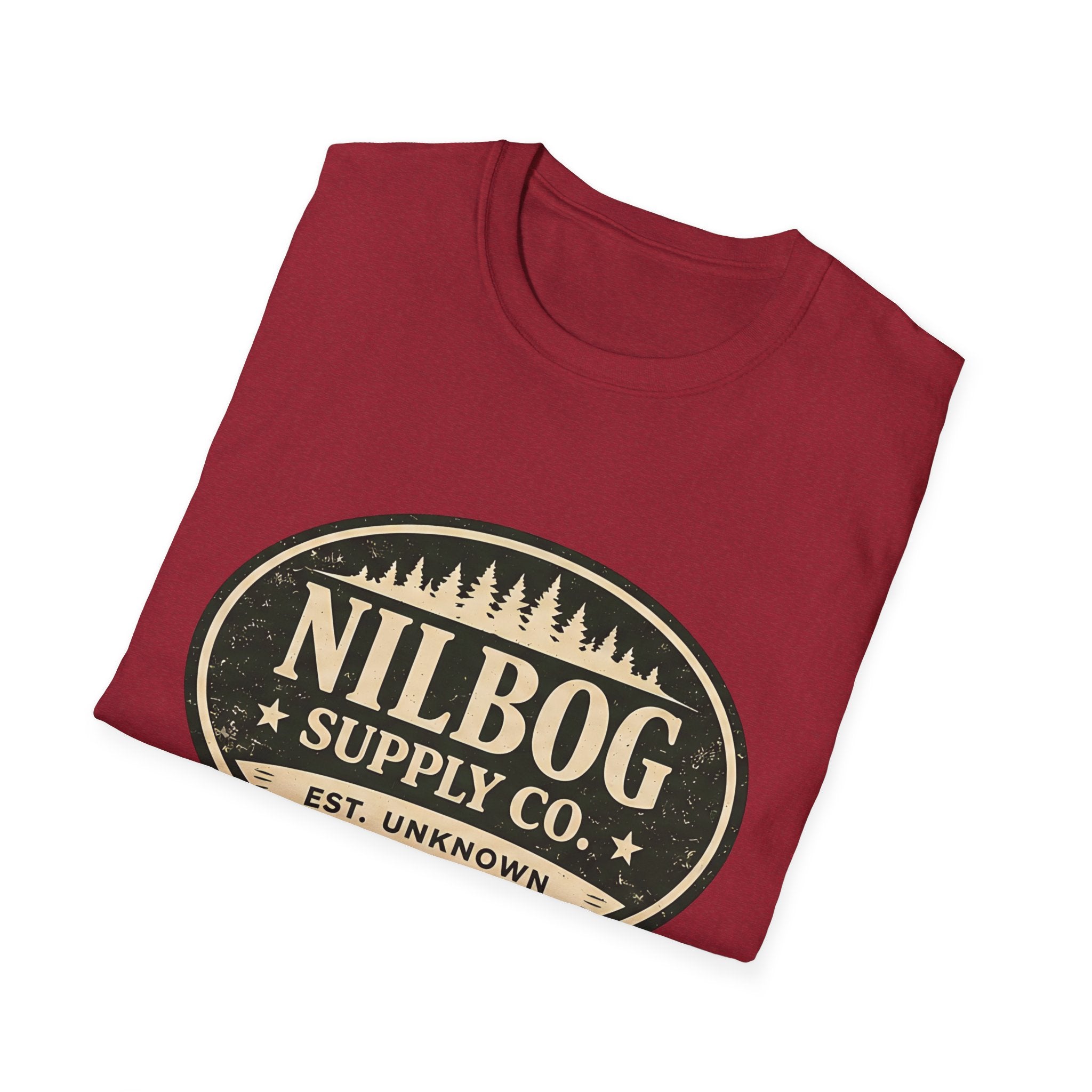 Nilbog Supply Co. T-Shirt — Vintage Horror Cabin Graphic Tee - Creations by Chris and Carlos