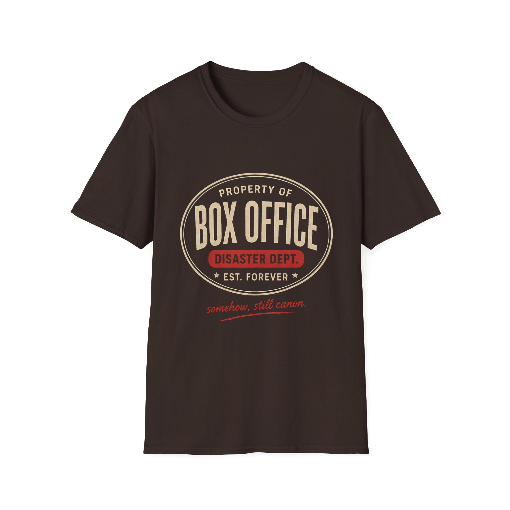 Box Office Disaster Dept. T-Shirt — Vintage Movie Crew Tee - Creations by Chris and Carlos