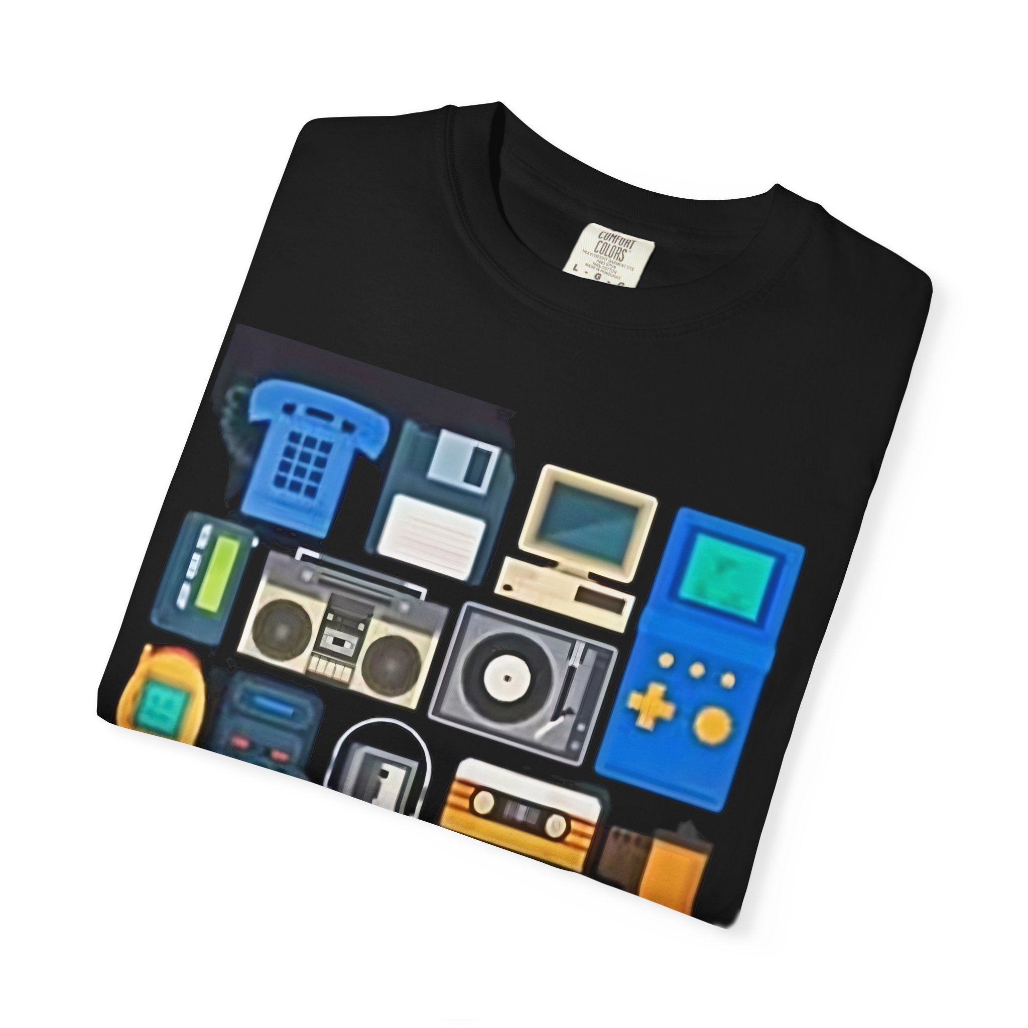 Retro Tech "Never Forget" T-Shirt - Creations by Chris and Carlos