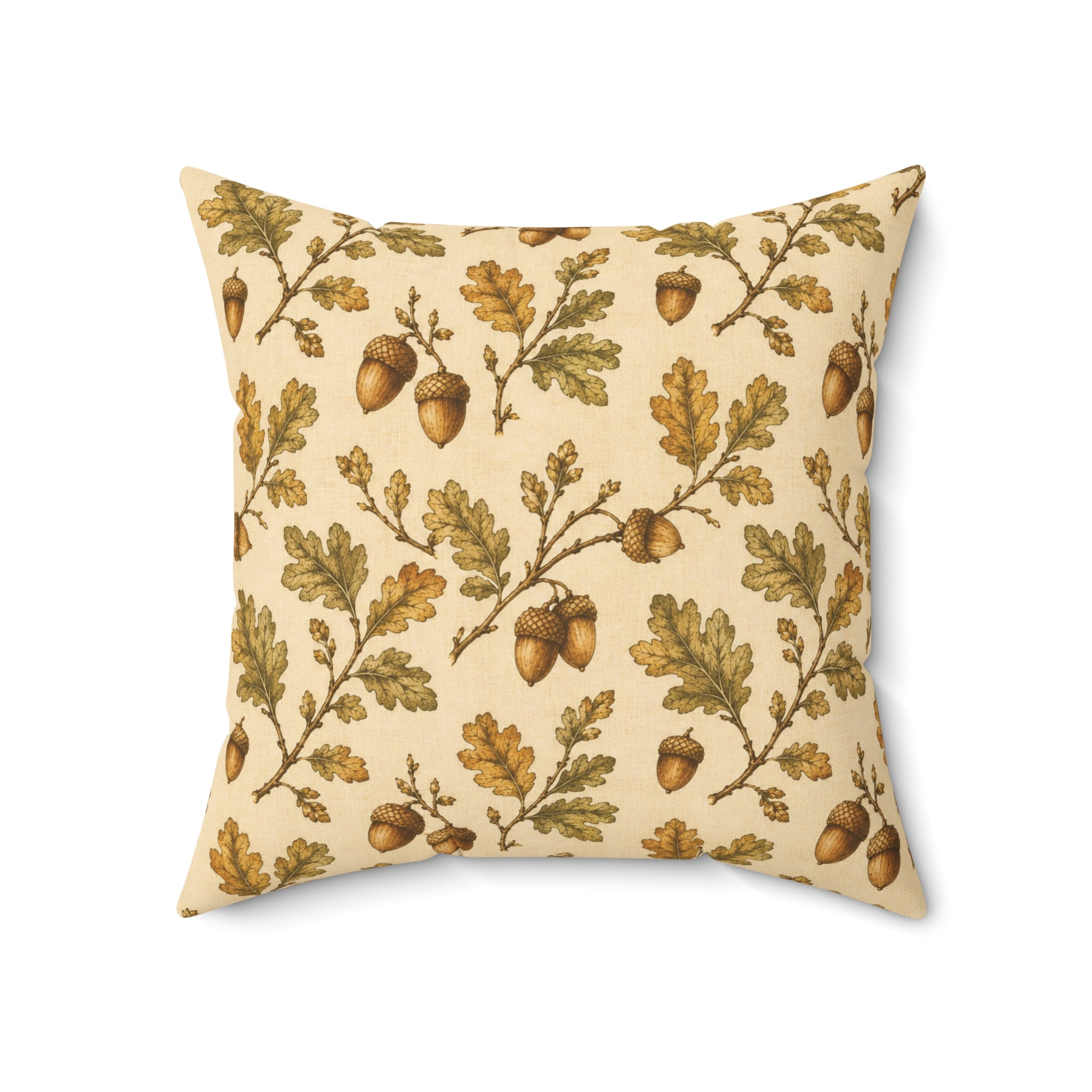 Old Soul Harvest™ Acorn Study Throw Pillow - Throw Pillow from Old Soul Harvest Campfire Circle