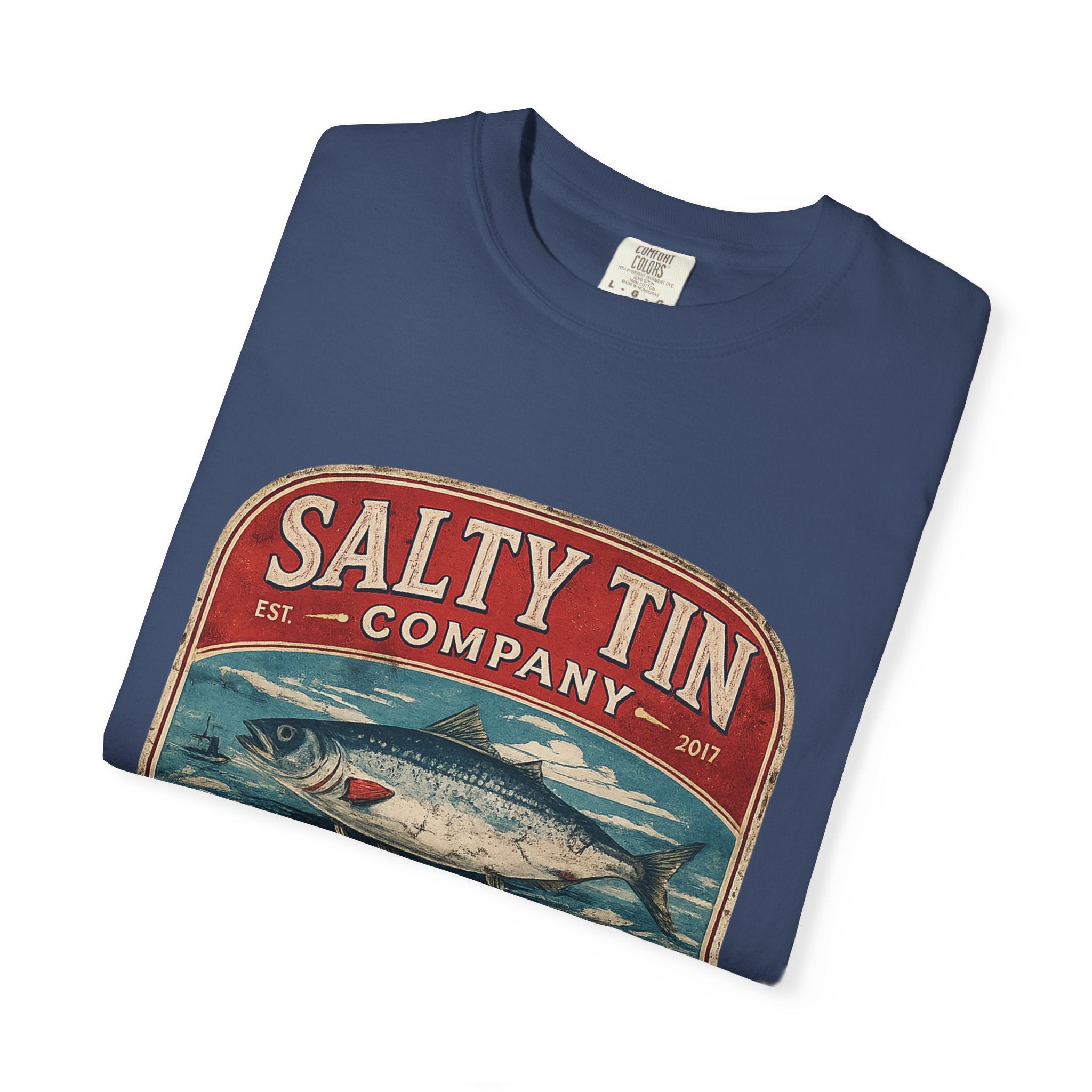 Vintage 'Salty Tin Company' Sardines T-Shirt - Creations by Chris and Carlos