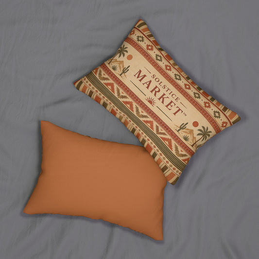 Southwest Solstice Market Lumbar Pillow - Creations by Chris and Carlos