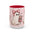 Cute Pink Ghost Mug — Kawaii Ghost Holding Diet Cola, Pink Checkered Coffee Cup (11oz/15oz)