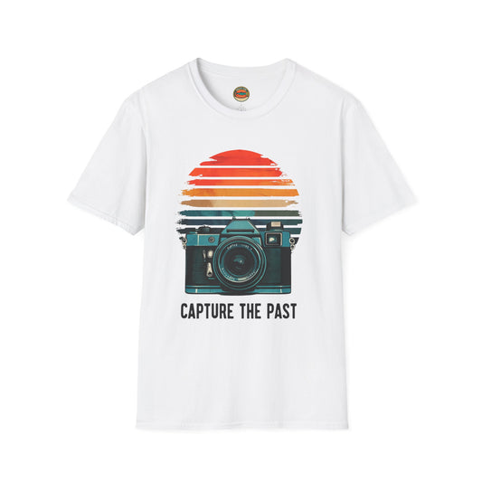 Capture The Past Camera T-Shirt — Vintage Retro Photography Tee - Creations by Chris and Carlos