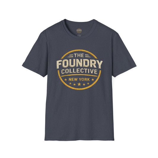 The Foundry Collective New York T-Shirt — Vintage Badge Logo Tee - Creations by Chris and Carlos