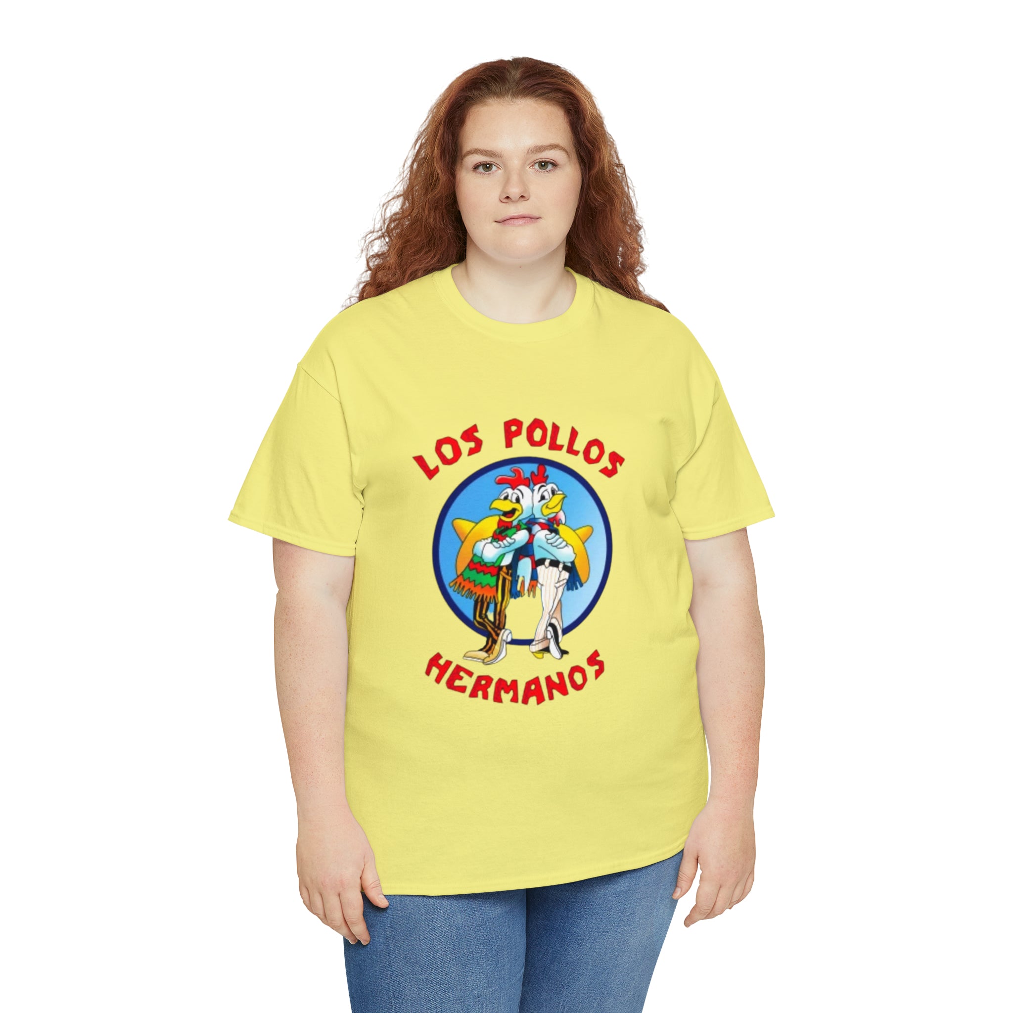 Pollos- Unisex Heavy Cotton T-Shirt - Creations by Chris and Carlos