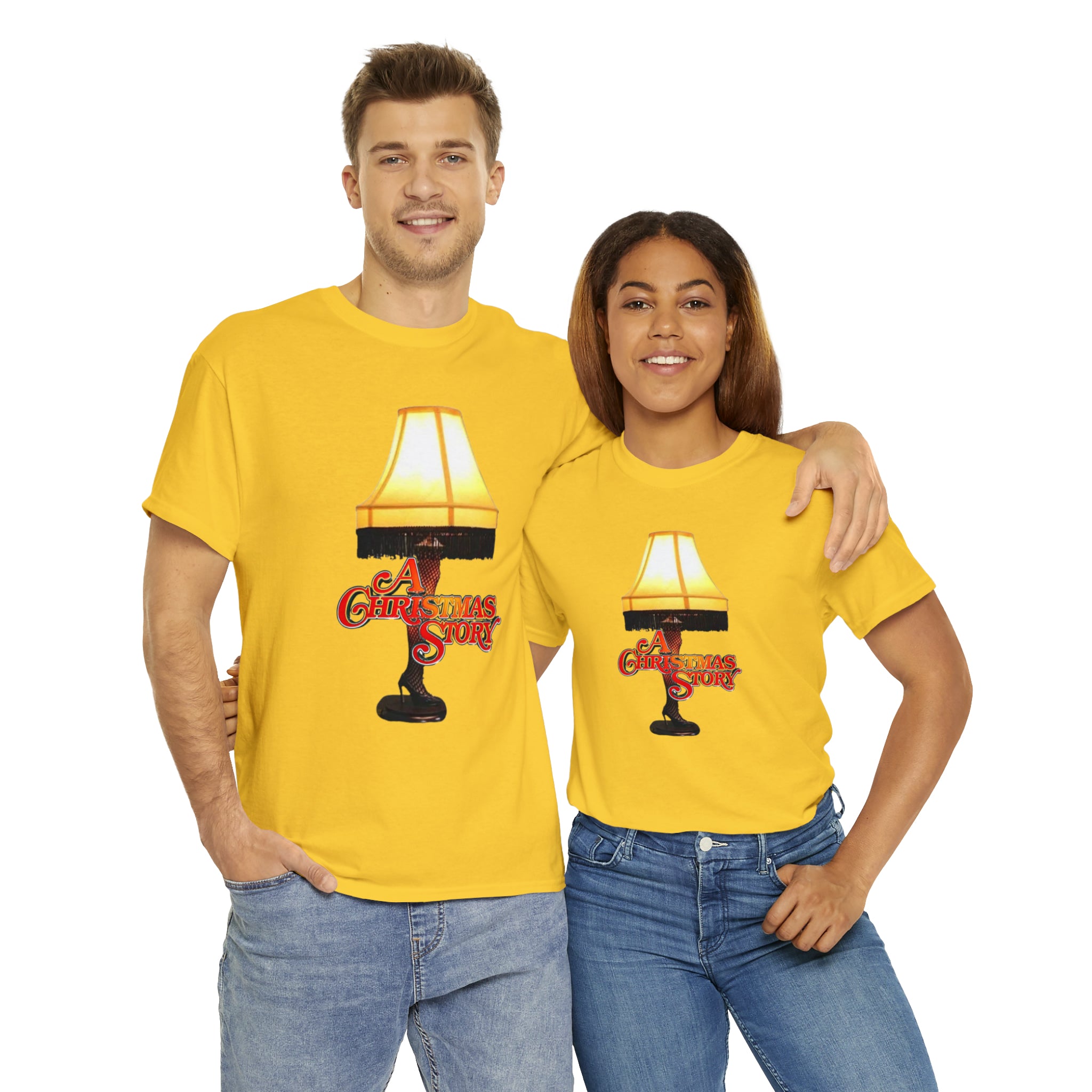A Christmas Story- Leg Lamp Unisex Heavy Cotton T-Shirt - Creations by Chris and Carlos