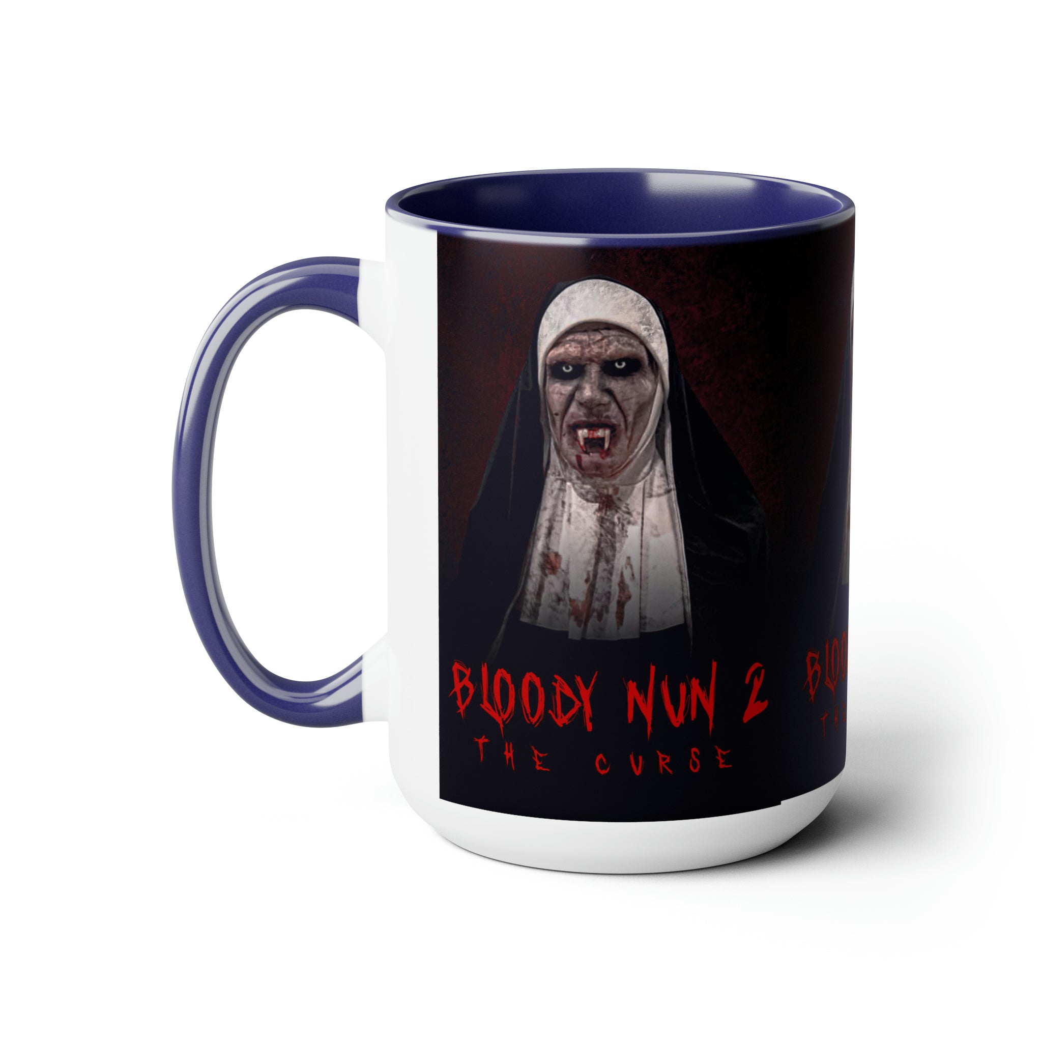 The Nun 2- Two-Tone Coffee Mugs, 15oz - Creations by Chris and Carlos