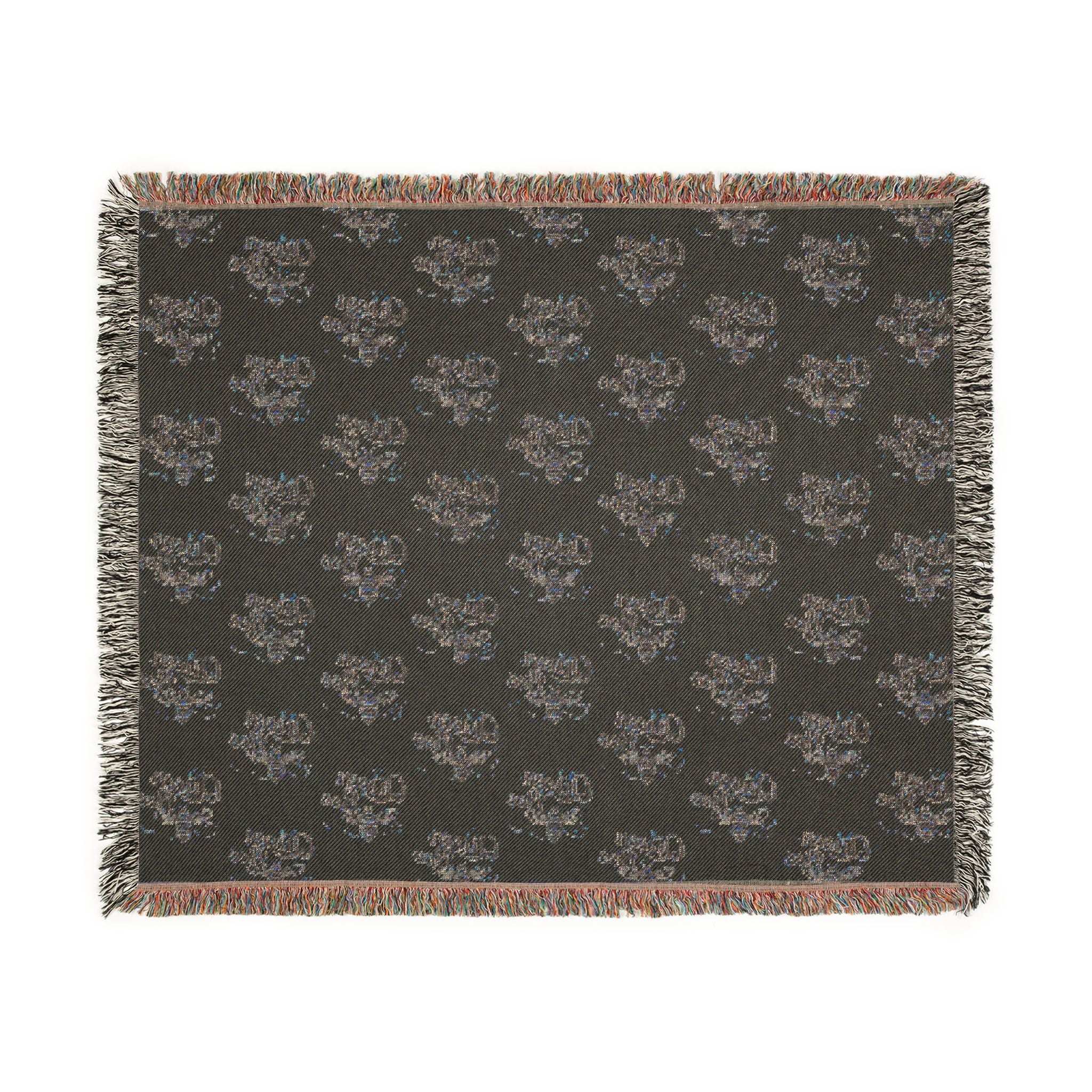 Queen Bee Woven Blanket – Cozy Floral Honeycomb Throw - Creations by Chris and Carlos