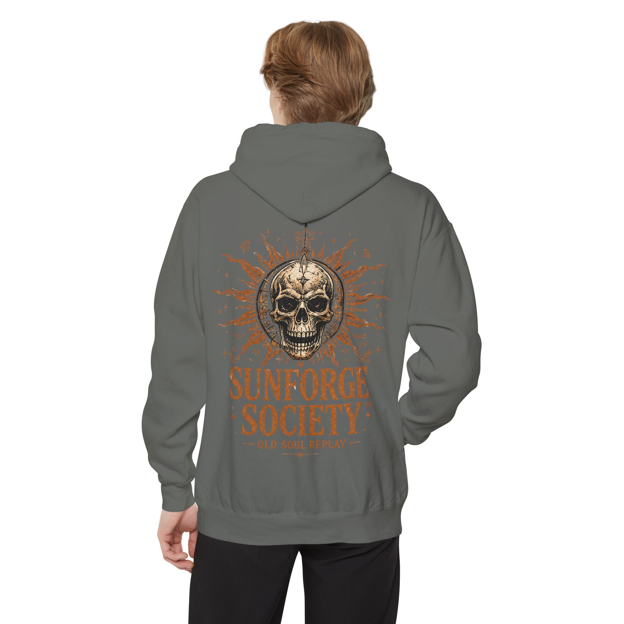 Sun Forge Steampunk Garment-Dyed Hoodie - Creations by Chris and Carlos
