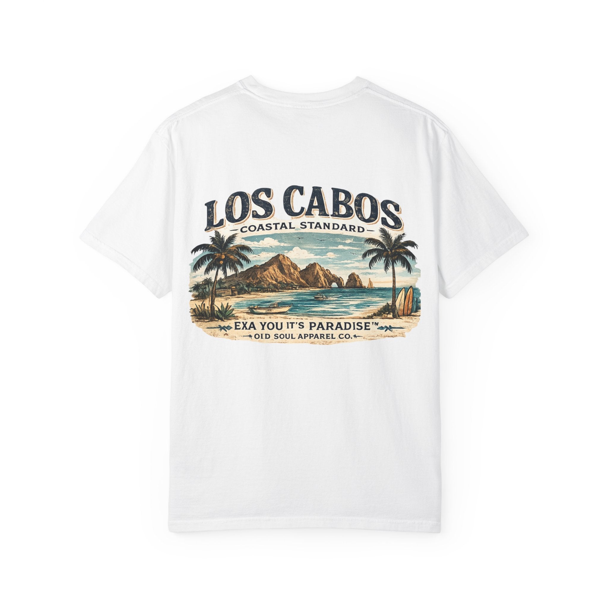 Los Cabos Paradise T-Shirt — Coastal Vintage Beach Graphic - Creations by Chris and Carlos