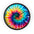 Tie Dye- Wall Clock
