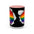 LGBTQ+ Pride Accent Coffee Mug, Rainbow Heart Ceramic Cup, Gift for Pride Month, Equality Mug, Love Wins Drinkware