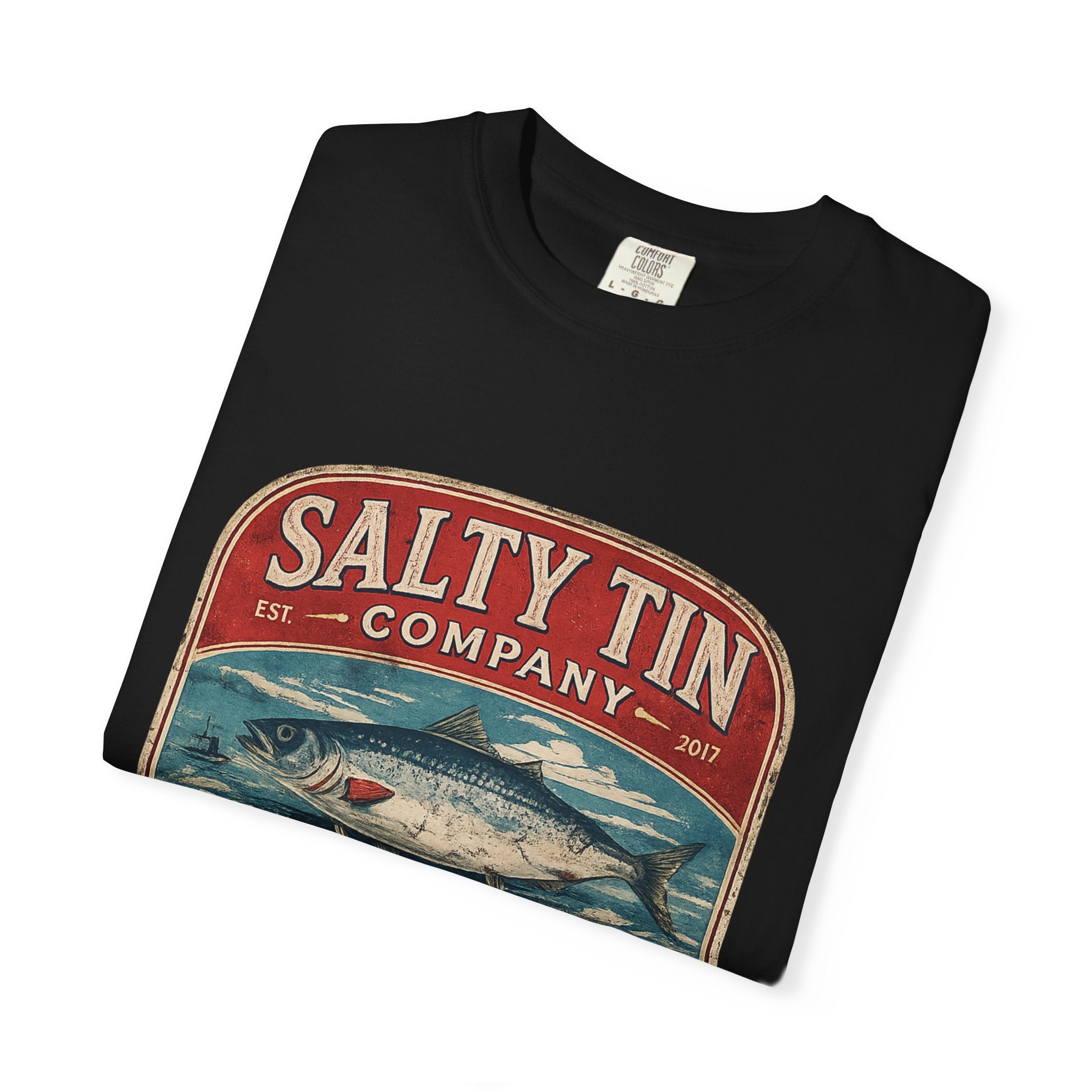 Vintage 'Salty Tin Company' Sardines T-Shirt - Creations by Chris and Carlos
