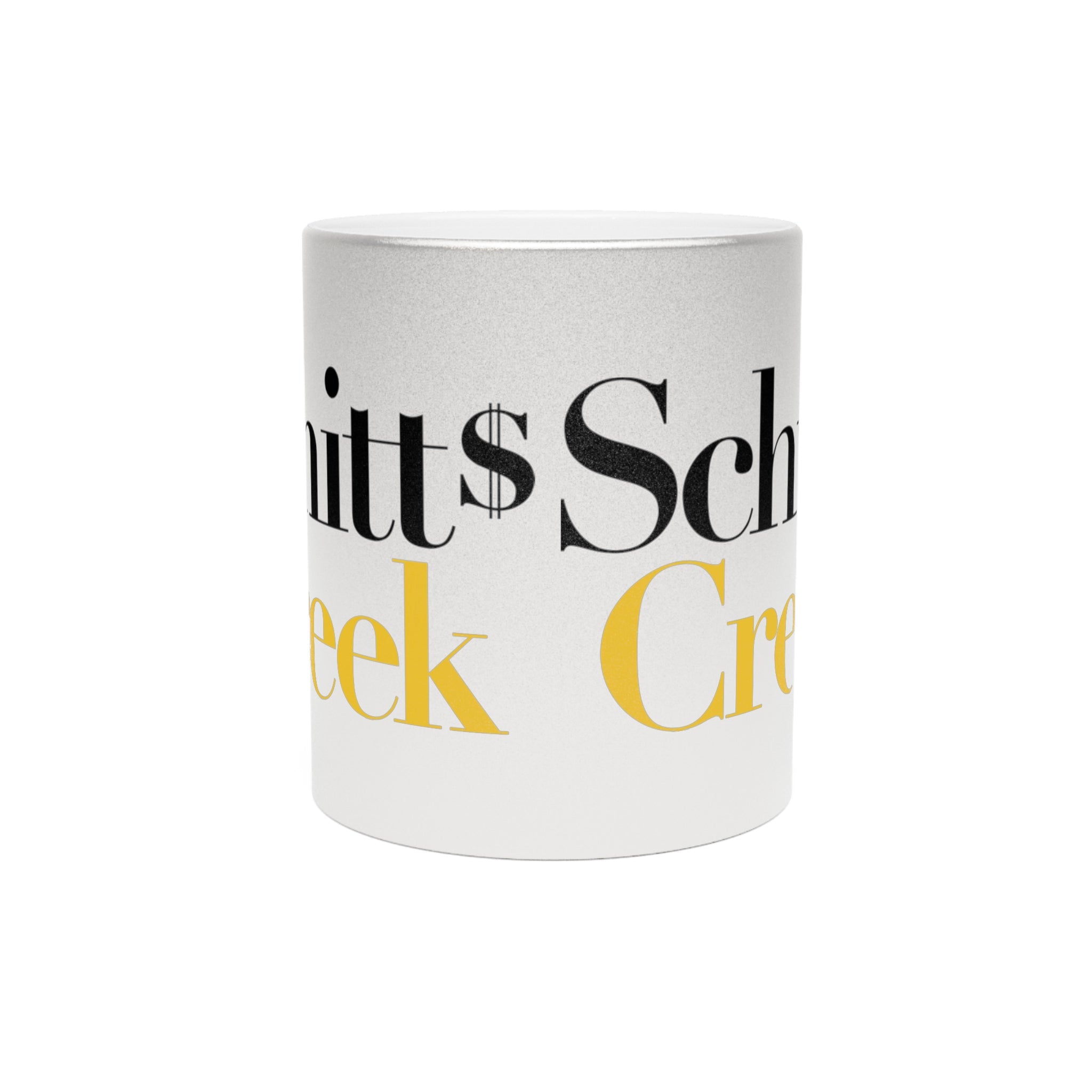 Schitt's Creek TV Show - Metallic Mug (Silver\Gold) - Creations by Chris and Carlos