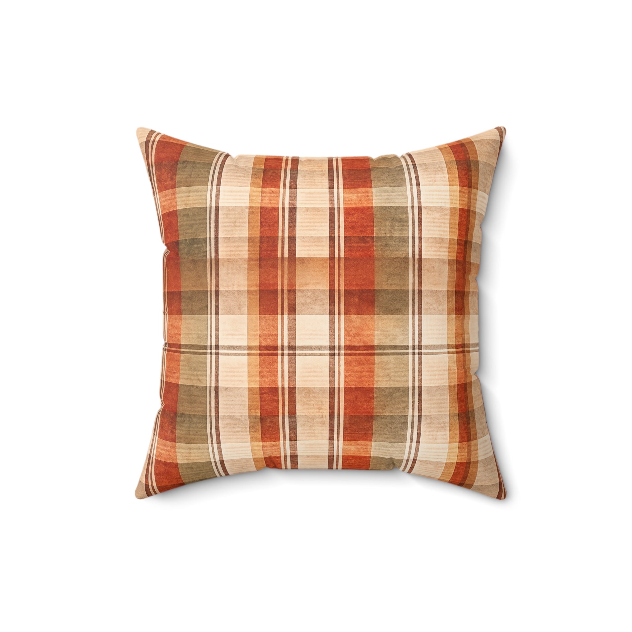 Old Soul Harvest™ Heirloom Plaid Throw Pillow - Throw Pillow from Old Soul Harvest Campfire Circle