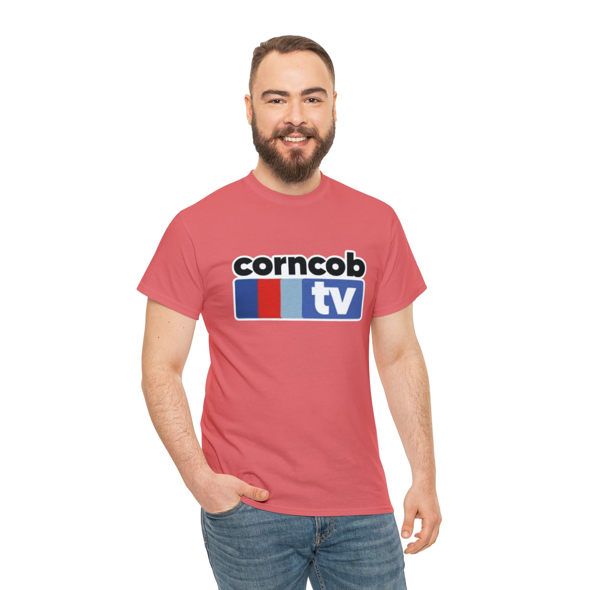 Corncob Tv- Unisex Heavy Cotton T-Shirt - Creations by Chris and Carlos