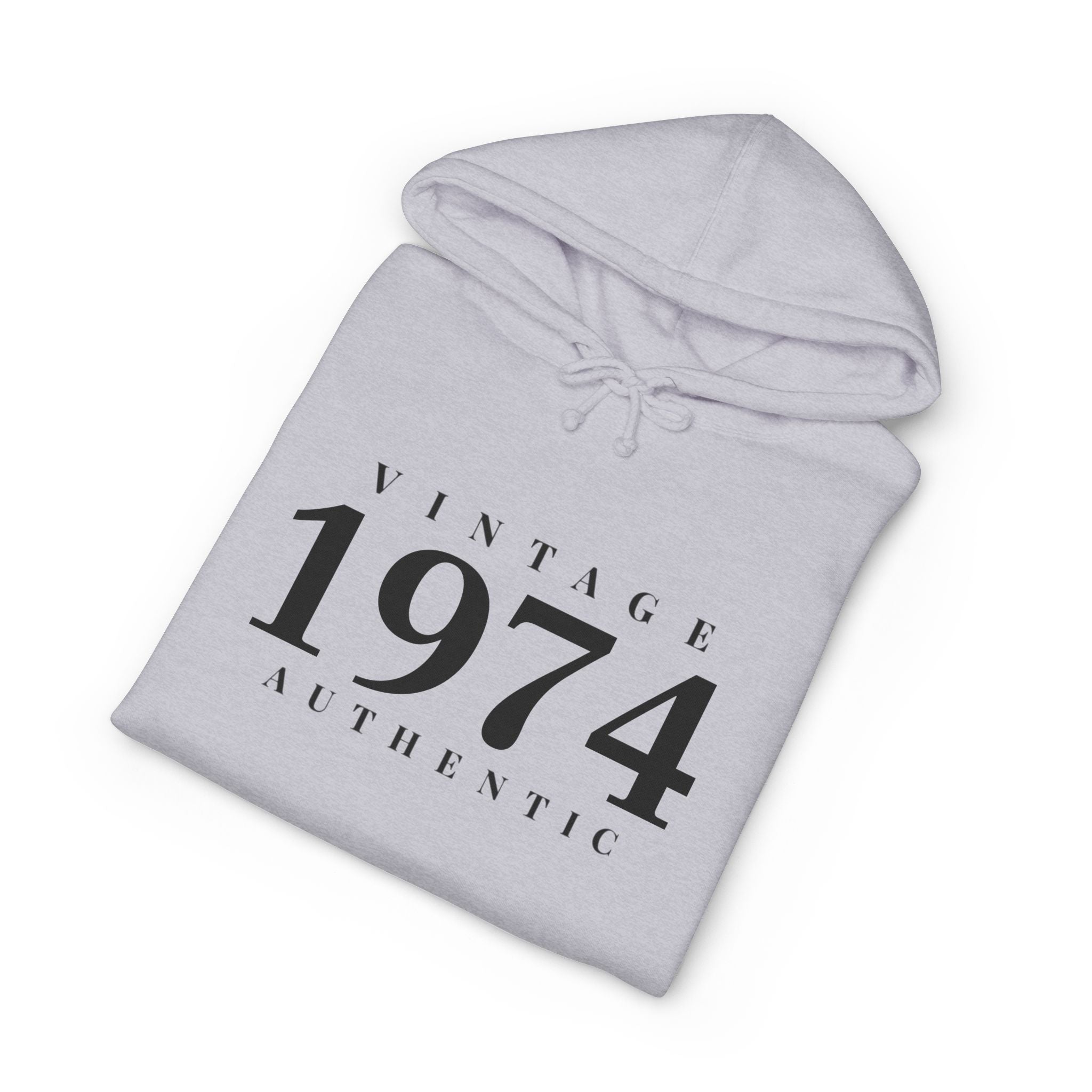 1974 Vintage Hoodie Authentic 1974 Birthday Pullover- Personalize - Creations by Chris and Carlos