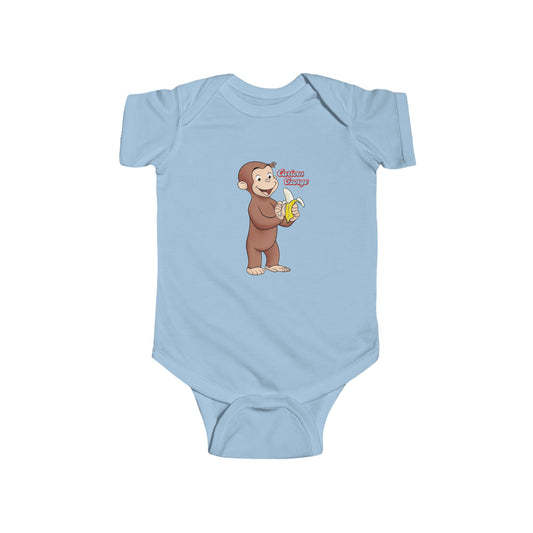 Curious Monkey Baby Bodysuit – "Curious Like Me" Infant Onesie - Creations by Chris and Carlos