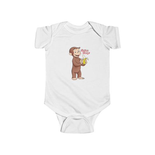 Curious Monkey Baby Bodysuit – "Curious Like Me" Infant Onesie - Creations by Chris and Carlos