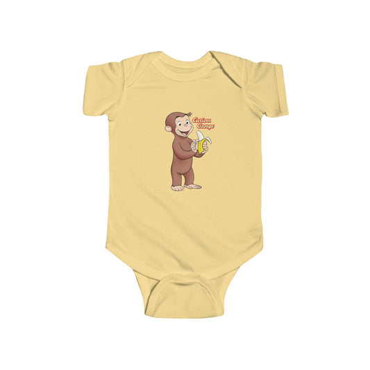 Curious Monkey Baby Bodysuit – "Curious Like Me" Infant Onesie - Creations by Chris and Carlos