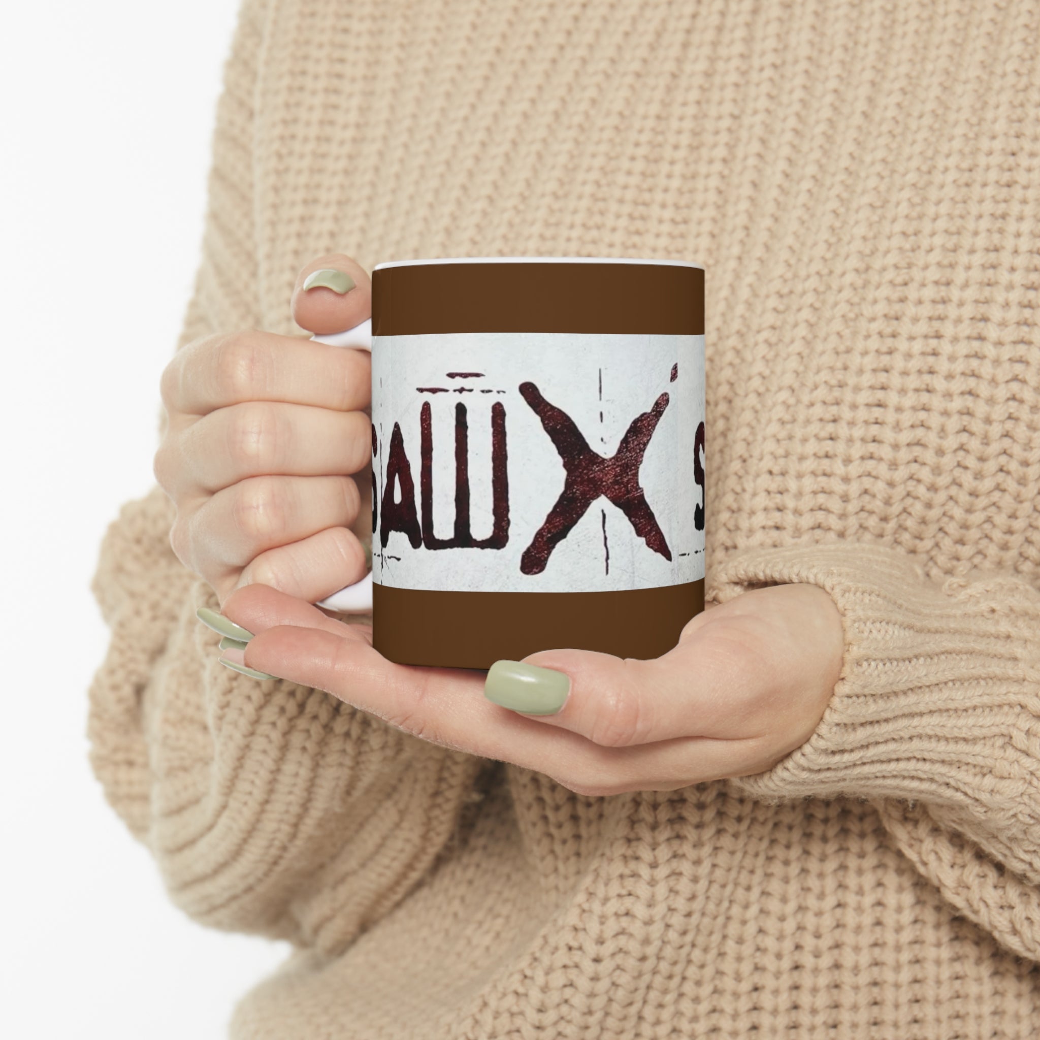 Saw X Movie-  White Ceramic Mug - Creations by Chris and Carlos