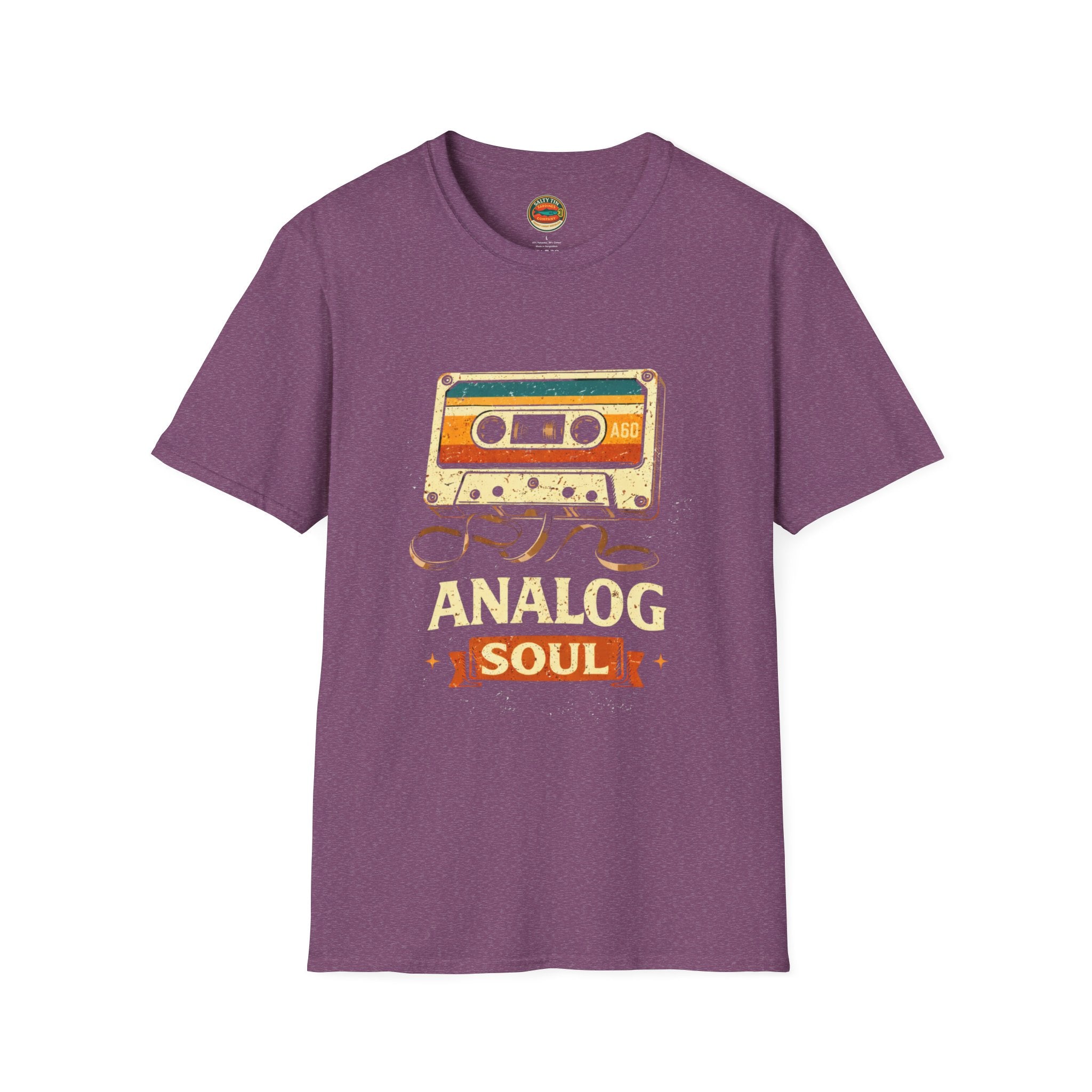 Analog Soul Cassette T-Shirt — Retro Music Vintage Tape Tee - Creations by Chris and Carlos