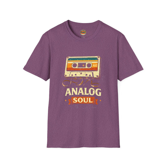 Analog Soul Cassette T-Shirt — Retro Music Vintage Tape Tee - Creations by Chris and Carlos