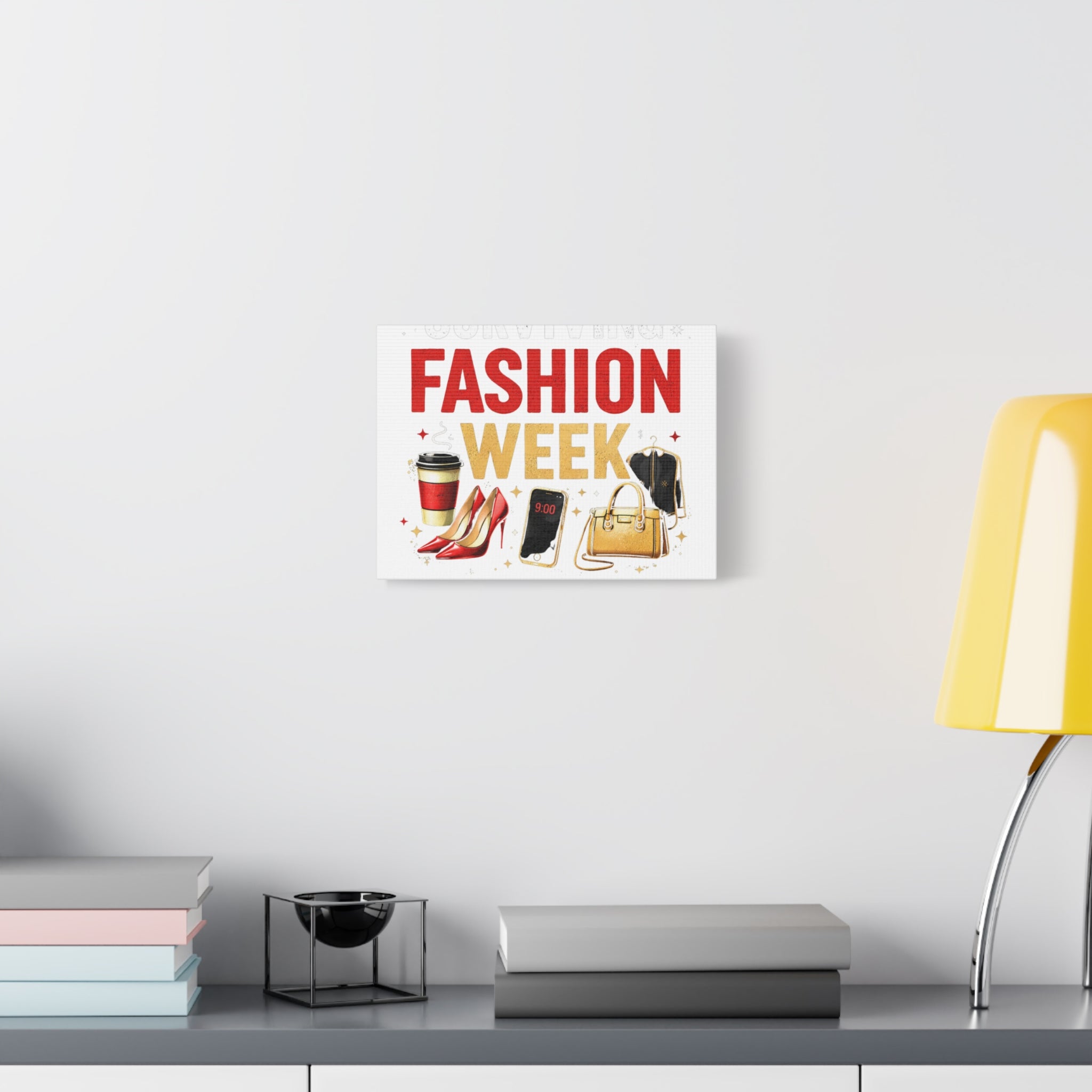 Surviving Fashion Week Canvas Art – Chic Fashion Illustration Wall Decor - Creations by Chris and Carlos
